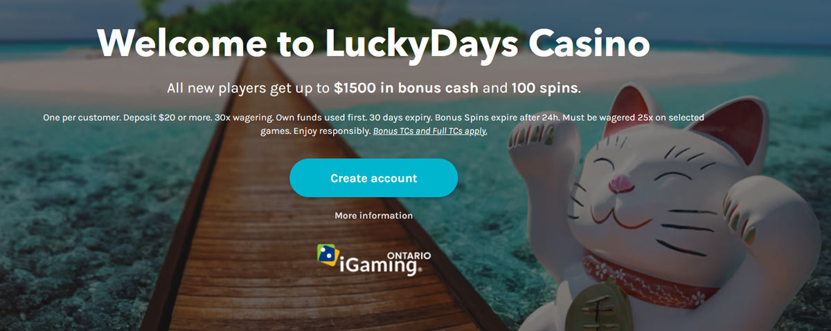 Lucky Days Casino Ontario